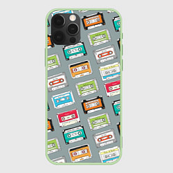 Чехол для iPhone 12 Pro Max Родом из 90х, цвет: 3D-салатовый