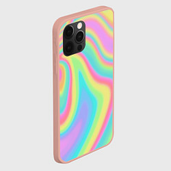 Чехол для iPhone 12 Pro Max Голографическая текстура, цвет: 3D-светло-розовый — фото 2