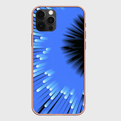 Чехол iPhone 12 Pro Max Чёрная дыра - неон - авангард