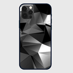 Чехол iPhone 12 Pro Max Geometry grey ship