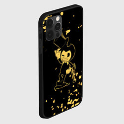 Чехол для iPhone 12 Pro Max Bendy and the ink machine Чернильная машина бенди, цвет: 3D-черный — фото 2