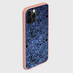 Чехол для iPhone 12 Pro Max Векторный камуфляж, цвет: 3D-светло-розовый — фото 2