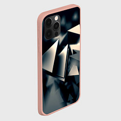 Чехол для iPhone 12 Pro Max Dark abstraction, цвет: 3D-светло-розовый — фото 2