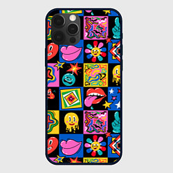 Чехол iPhone 12 Pro Max Funny cartoon characters