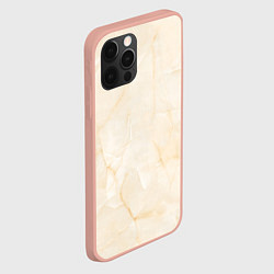 Чехол для iPhone 12 Pro Max Мрамор, цвет: 3D-светло-розовый — фото 2