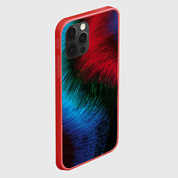 Чехол для iPhone 12 Pro Max Буря красок, цвет: 3D-красный — фото 2