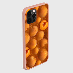 Чехол для iPhone 12 Pro Max Сочная текстура из персиков, цвет: 3D-светло-розовый — фото 2