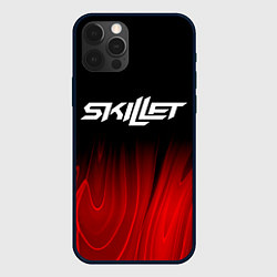 Чехол для iPhone 12 Pro Max Skillet red plasma, цвет: 3D-черный