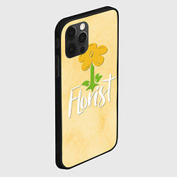 Чехол для iPhone 12 Pro Max Florist with a flower, цвет: 3D-черный — фото 2