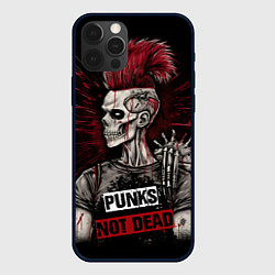 Чехол iPhone 12 Pro Max Punks not dead