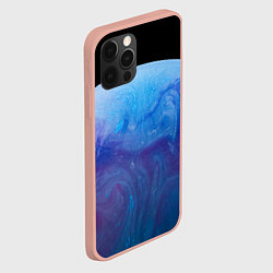 Чехол для iPhone 12 Pro Max Часть красочной планеты и космос, цвет: 3D-светло-розовый — фото 2