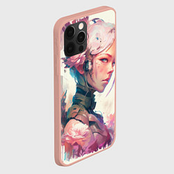 Чехол для iPhone 12 Pro Max Кибервесна - Хуф и Ся, цвет: 3D-светло-розовый — фото 2