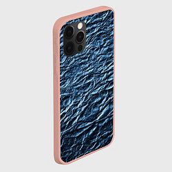 Чехол для iPhone 12 Pro Max Текстура мятой бумаги, цвет: 3D-светло-розовый — фото 2