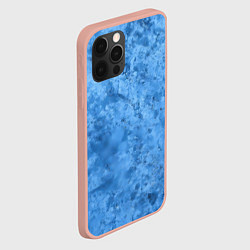 Чехол для iPhone 12 Pro Max Синий камень, цвет: 3D-светло-розовый — фото 2
