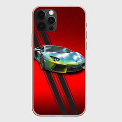 Чехол iPhone 12 Pro Max Итальянский суперкар Lamborghini Reventon