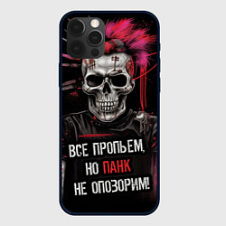 Чехол iPhone 12 Pro Max Все пропьем но панк не опозорим