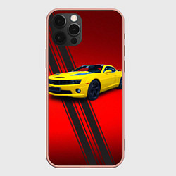 Чехол iPhone 12 Pro Max Спортивный американский автомобиль Chevrolet Camar