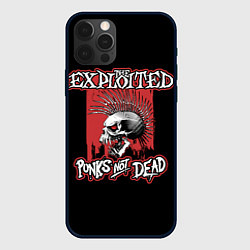 Чехол iPhone 12 Pro Max Exploited - punks not dead