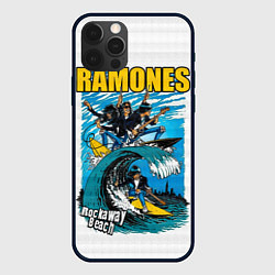 Чехол для iPhone 12 Pro Max Ramones rock away beach, цвет: 3D-черный