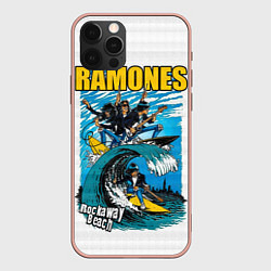 Чехол iPhone 12 Pro Max Ramones rock away beach