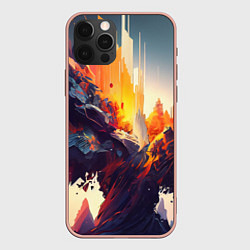 Чехол для iPhone 12 Pro Max Красивый апокалипис, цвет: 3D-светло-розовый