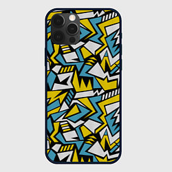 Чехол для iPhone 12 Pro Max Графика и граффити, цвет: 3D-черный