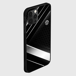 Чехол для iPhone 12 Pro Max Volkswagen sign, цвет: 3D-черный — фото 2