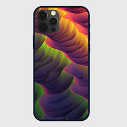 Чехол iPhone 12 Pro Max Объемная цветная текстура