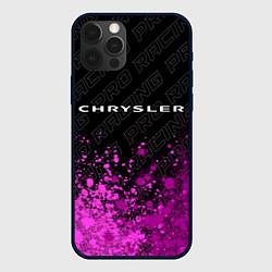 Чехол для iPhone 12 Pro Max Chrysler pro racing: символ сверху, цвет: 3D-черный