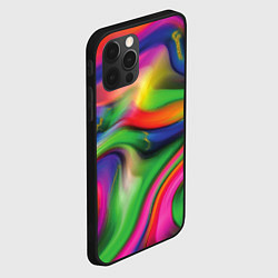 Чехол для iPhone 12 Pro Max Bright colors, цвет: 3D-черный — фото 2