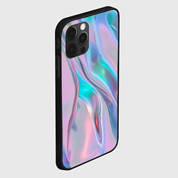 Чехол для iPhone 12 Pro Max Атласный шёлк, цвет: 3D-черный — фото 2