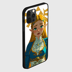Чехол для iPhone 12 Pro Max The legend of Zelda - ahegao, цвет: 3D-черный — фото 2