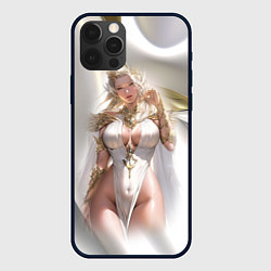 Чехол для iPhone 12 Pro Max Аниме девушка в фэнтази костюме, цвет: 3D-черный