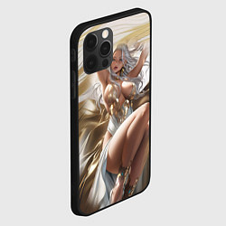 Чехол для iPhone 12 Pro Max Аниме блондинка с пышными формами, цвет: 3D-черный — фото 2