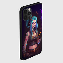 Чехол для iPhone 12 Pro Max Jinx arcane League of Legends, цвет: 3D-черный — фото 2