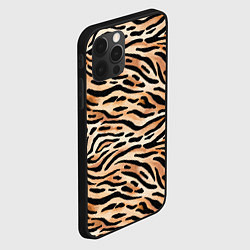 Чехол для iPhone 12 Pro Max Тигровая окраска, цвет: 3D-черный — фото 2