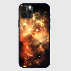 Чехол для iPhone 12 Pro Max Рождение галактики от Midjourney, цвет: 3D-черный