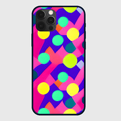 Чехол для iPhone 12 Pro Max Психоделическая абстракция, цвет: 3D-черный