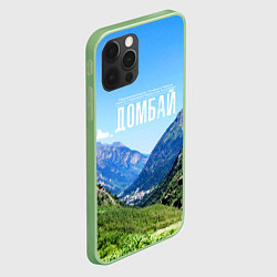 Чехол для iPhone 12 Pro Max Домбай, цвет: 3D-салатовый — фото 2