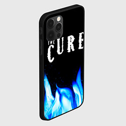 Чехол для iPhone 12 Pro Max The Cure blue fire, цвет: 3D-черный — фото 2