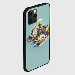 Чехол для iPhone 12 Pro Max Paris Isometric, цвет: 3D-черный — фото 2