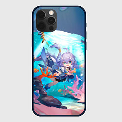 Чехол для iPhone 12 Pro Max Байлу электрический тип, цвет: 3D-черный