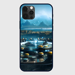 Чехол для iPhone 12 Pro Max Инопланетный реактор, цвет: 3D-черный