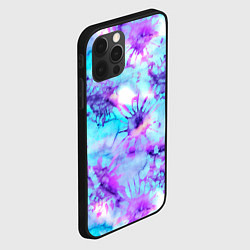 Чехол для iPhone 12 Pro Max Морское дно узор - тай-дай, цвет: 3D-черный — фото 2