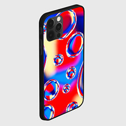 Чехол для iPhone 12 Pro Max Объемные цветные пузыри, цвет: 3D-черный — фото 2