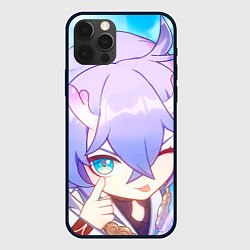 Чехол для iPhone 12 Pro Max Хонкай Стар Рейл: Байлу, цвет: 3D-черный