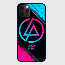 Чехол iPhone 12 Pro Max Linkin Park - neon gradient