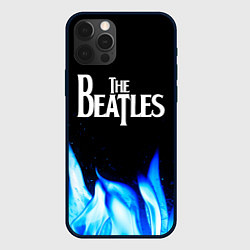 Чехол iPhone 12 Pro Max The Beatles blue fire