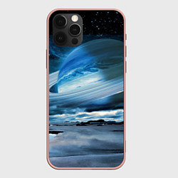 Чехол iPhone 12 Pro Max Падение Сатурна - пейзаж