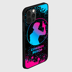 Чехол для iPhone 12 Pro Max Cowboy Bebop - neon gradient, цвет: 3D-черный — фото 2